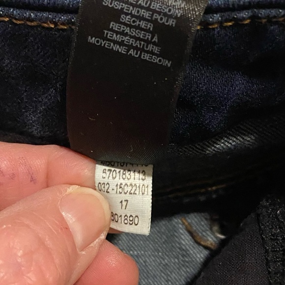 Chico's So Slimming Girlfriend Ankle Jeans .5 34” waist 0303 50%off w♥️59 - Picture 5 of 9